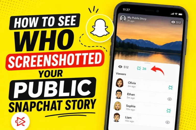 How to See Who Screenshotted Your Public Snapchat Story