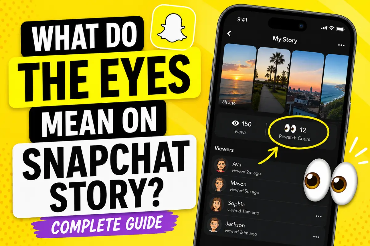 What Do the Eyes Mean on Snapchat Story