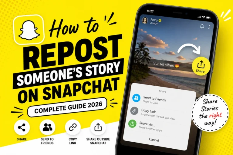 How to Repost Someone's Story on Snapchat