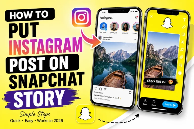 How to Put an Instagram Post on Snapchat Story