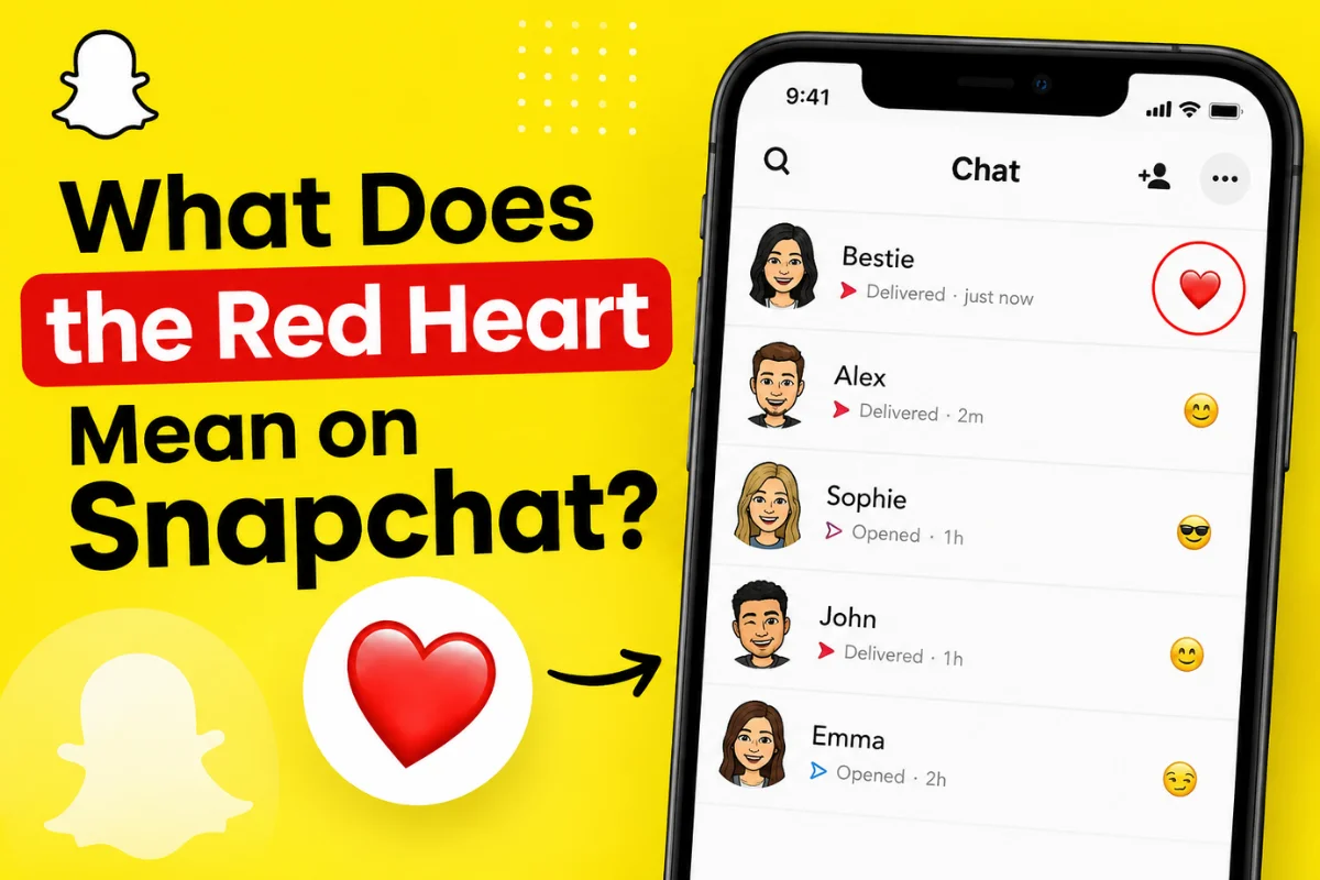 What Does the Red Heart Mean on Snapchat
