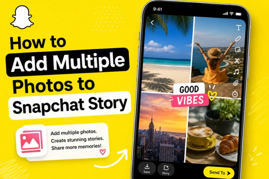 How to Add Multiple Photos to Snapchat Story