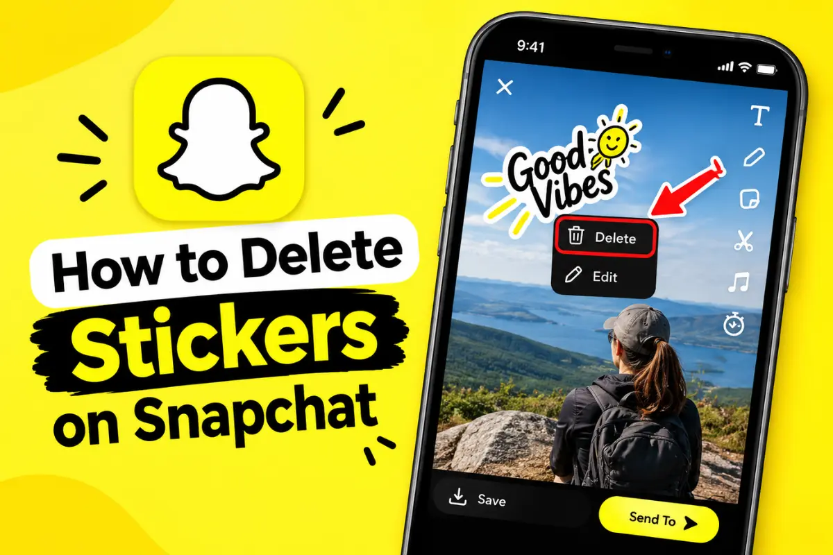 How to Delete Stickers on Snapchat